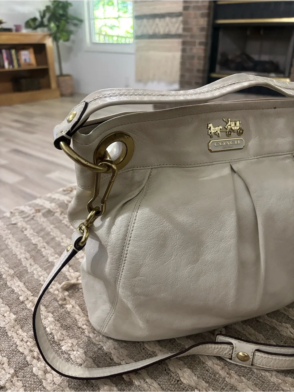 Coach F17605‎ Ashley Leather Crossbody Shoulder Y2K Bag